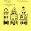 Hobbilicious Stencil ITD Dutch Houses ST0101B
