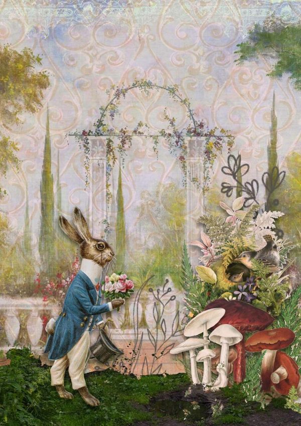 Decoupage Queen Gentlemen Bunny 0251